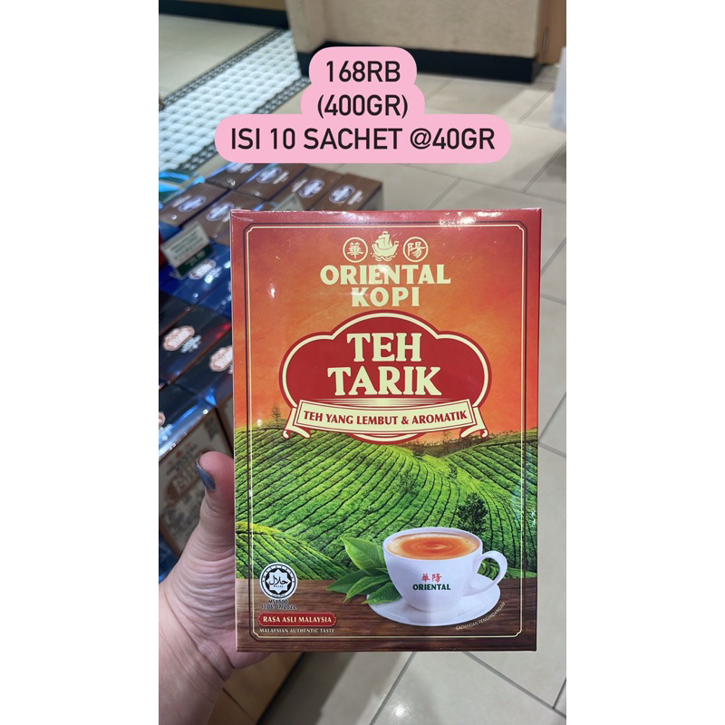 

ORIENTAL KOPI MALAYSIA - Teh Tarik / Kopi Putih Classic BOX isi 10pc
