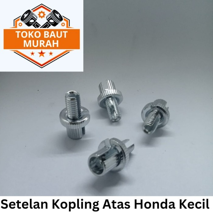 Baut stelan kopling honda mur kecil putih