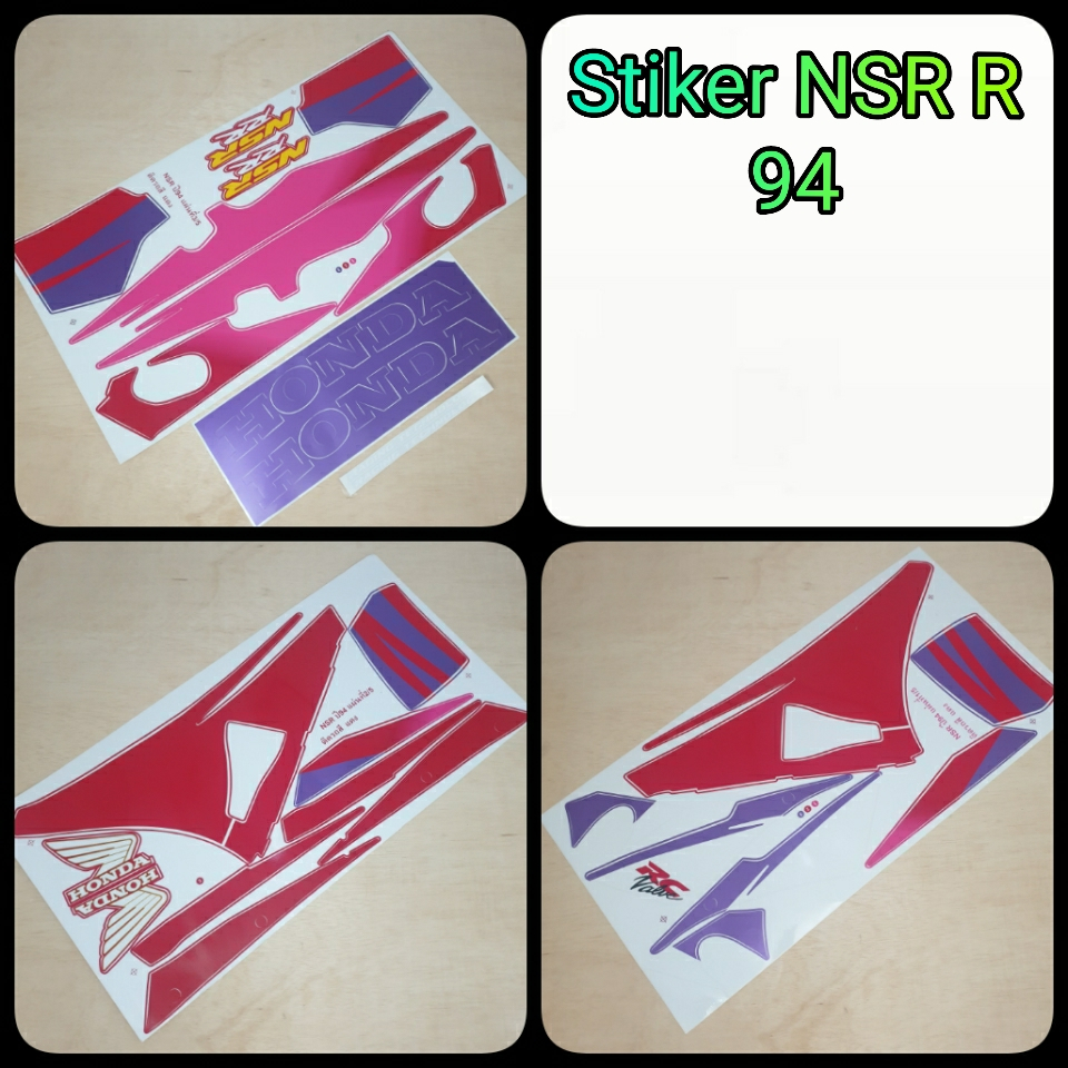Stiker motor NSR-R 1994  stiker body NSR-R stripping motor NSR-R THAILAND
