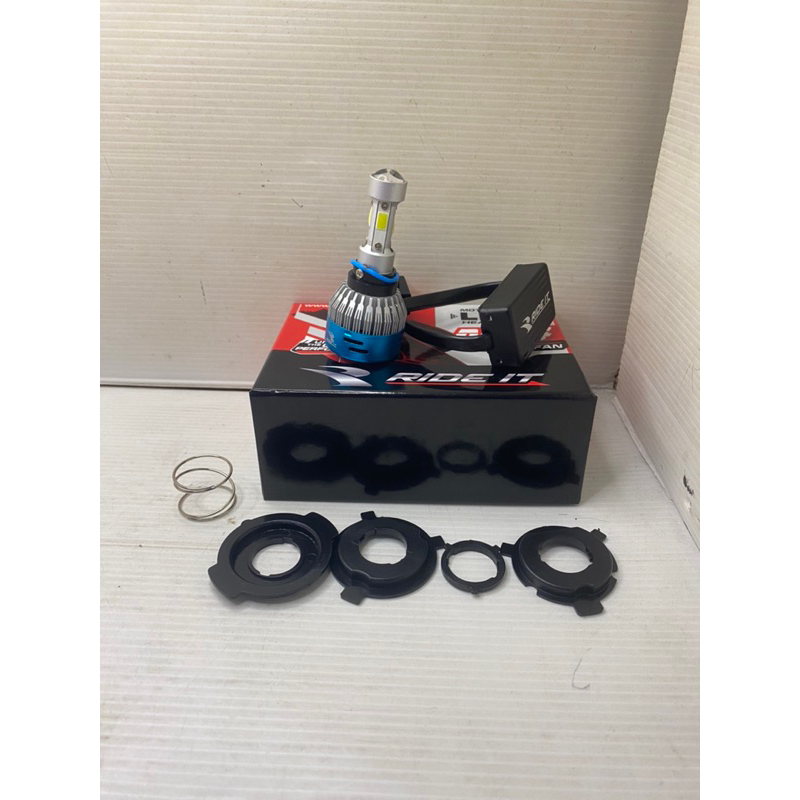 DOP LED MOTOR RIDE IT BOHLAM LAMPU LED MOTOR 4 SISI DOP LED M4 60 WATT RIDE IT BEAT TIGER VARIO VIXI