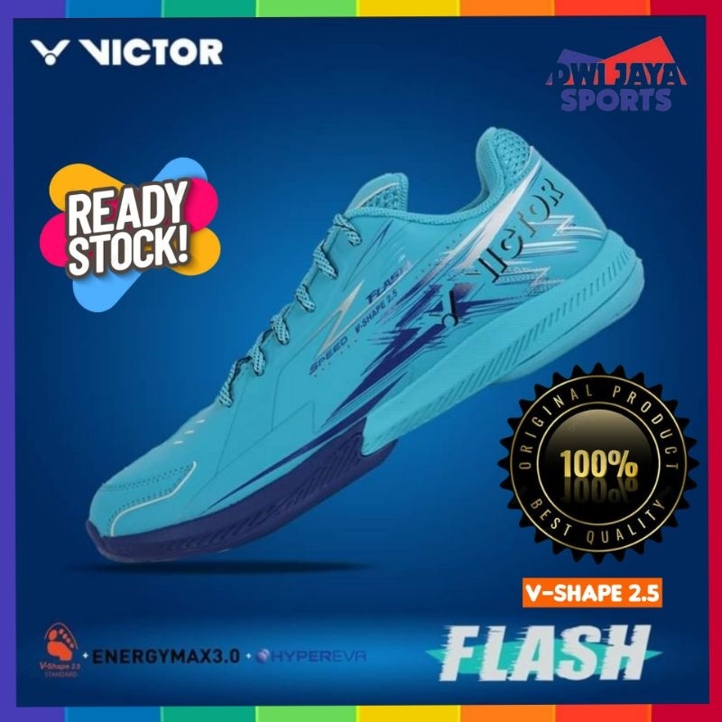 Victor Flash M Badminton Shoes | Sepatu Bulu Tangkis Victor