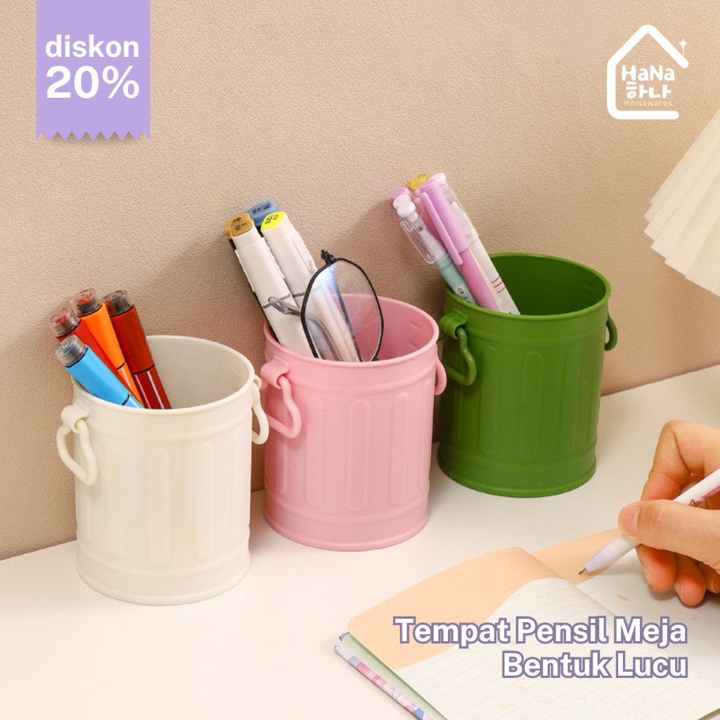 

Tempat Pensil Bentuk Lucu - Kotak Pensil Murah Tong Sampah Mini