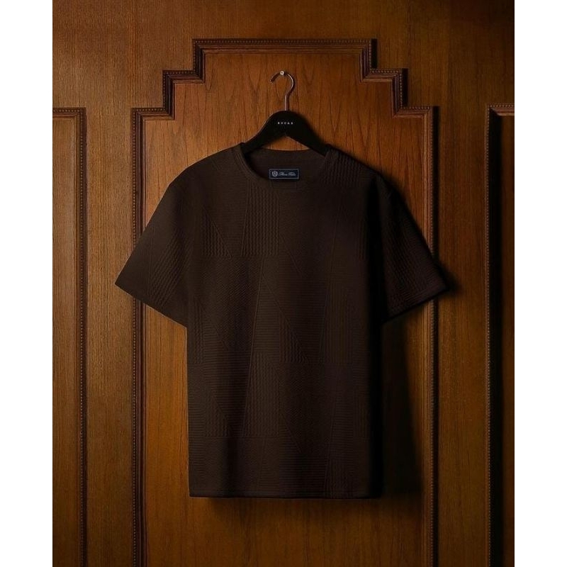 RUCAS Tailor "Textured Knitting" Tee Brown Original
