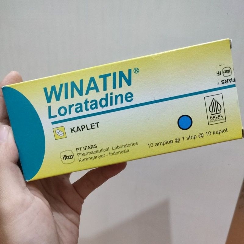 Winatin Loratadine 10mg strip 10 kaplet