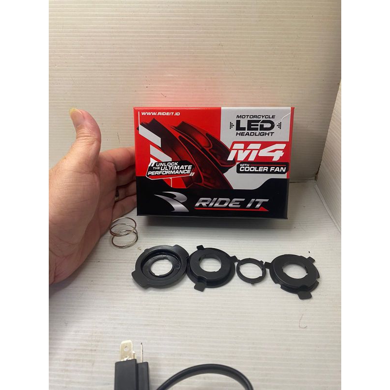 ￼DOP LED MOTOR RIDE IT BOHLAM LAMPU LED MOTOR 4 SISI DOP LED M4 60 WATT RIDE IT BEAT TIGER VARIO VIX