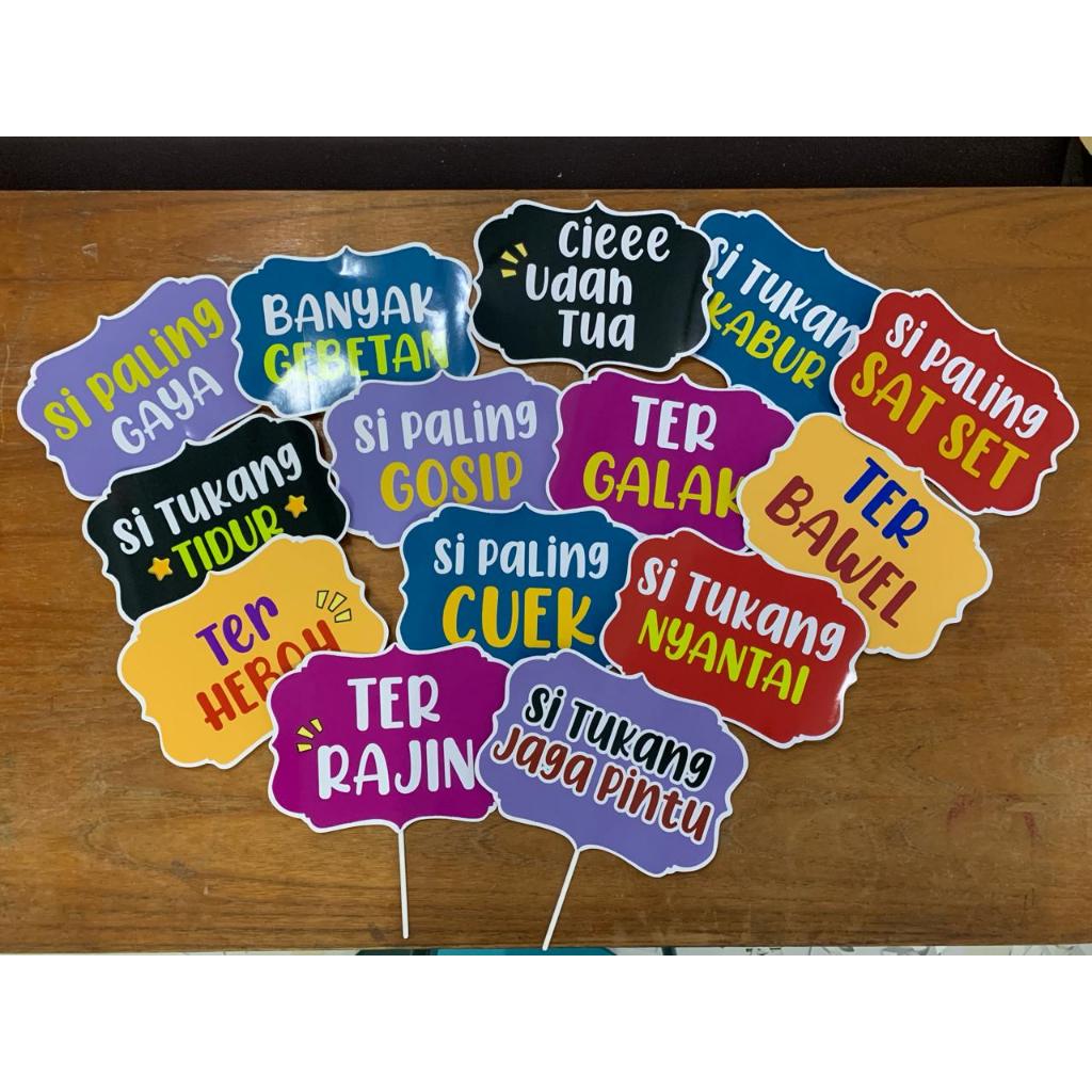 Props Photobooth Reuni / Perlengkapan Foto / Dekorasi Foto