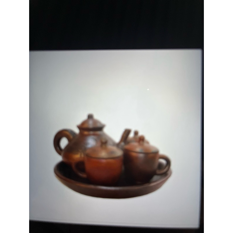 TEKO SET GERABAH TANAH LIAT SET POCI TEH