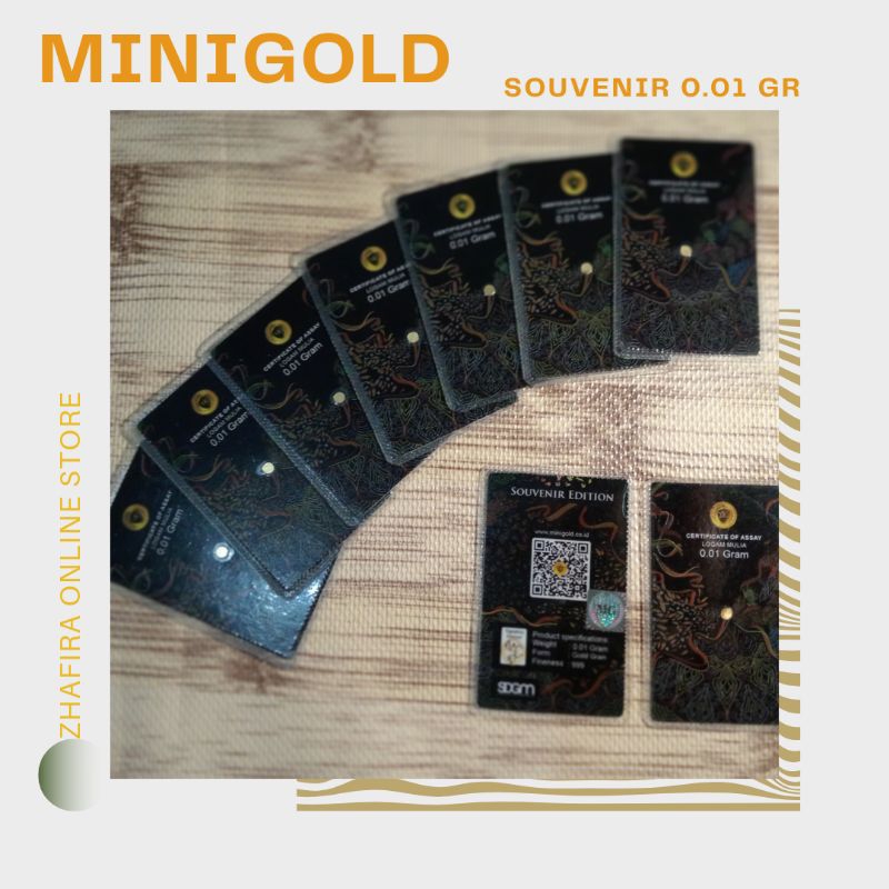 Logam Mulia MiniGold Souvenir ASLI