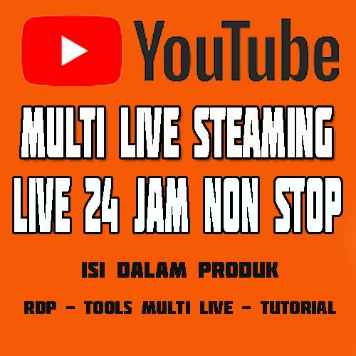 software multi live streaming youtube + Video panduan