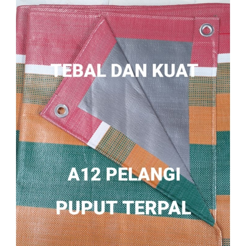 Terpal Sakura A12 Pelangi Ukuran 4x6 Meter Terpal Truck Terpal Berkualitas Tebal