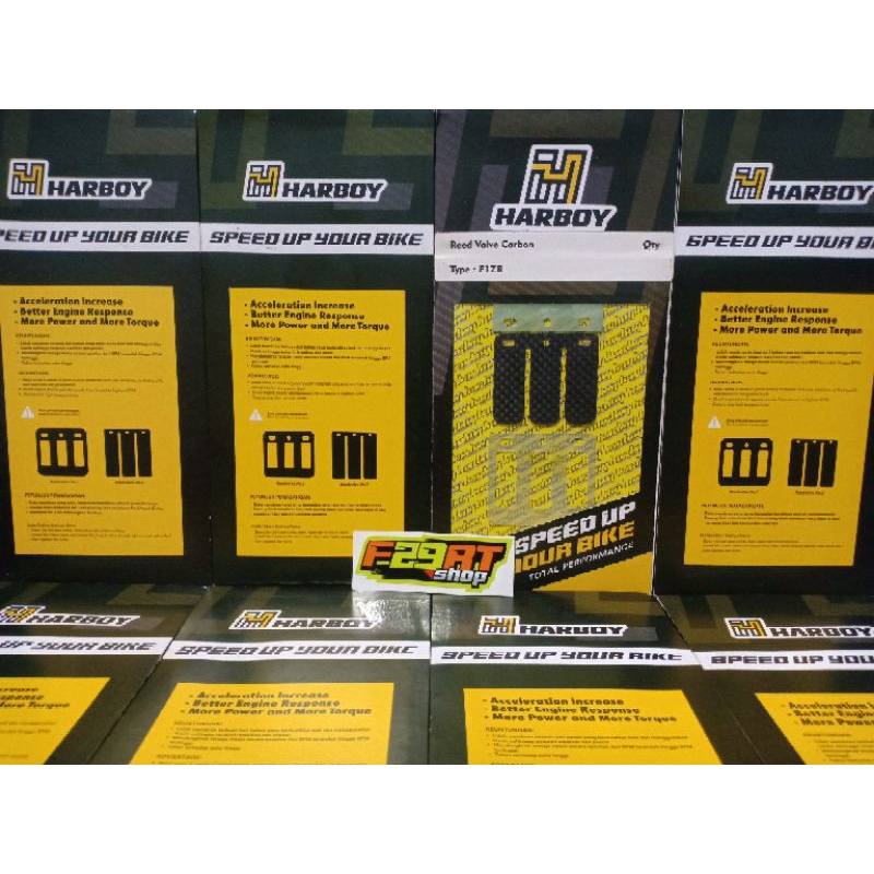 Reed Valve / Lidah Membran Carbon Tipe Dual Stage Harboy Racing Isapan Yamaha F1zr