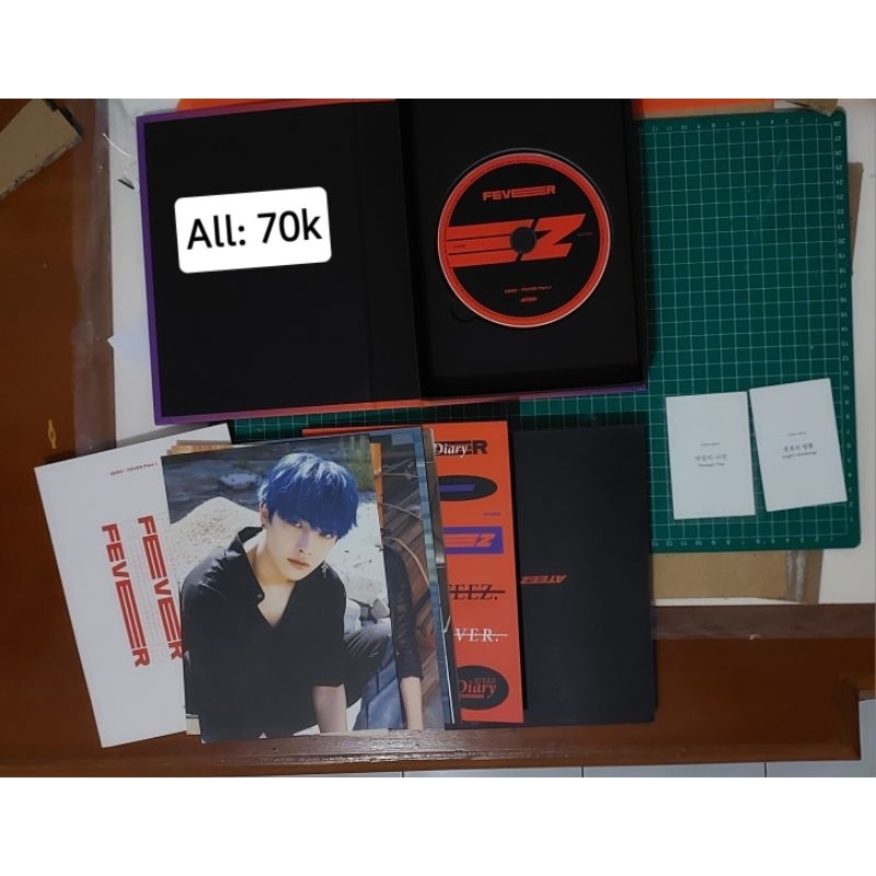 ATEEZ FEVER PART.1 ALBUM UNSEALED SET YEOSANG JONGHO PC
