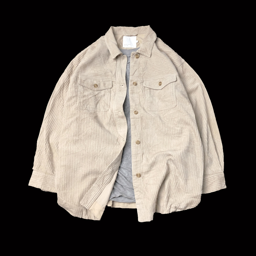 AMERICAN HOLIC Corduroy Overshirt
