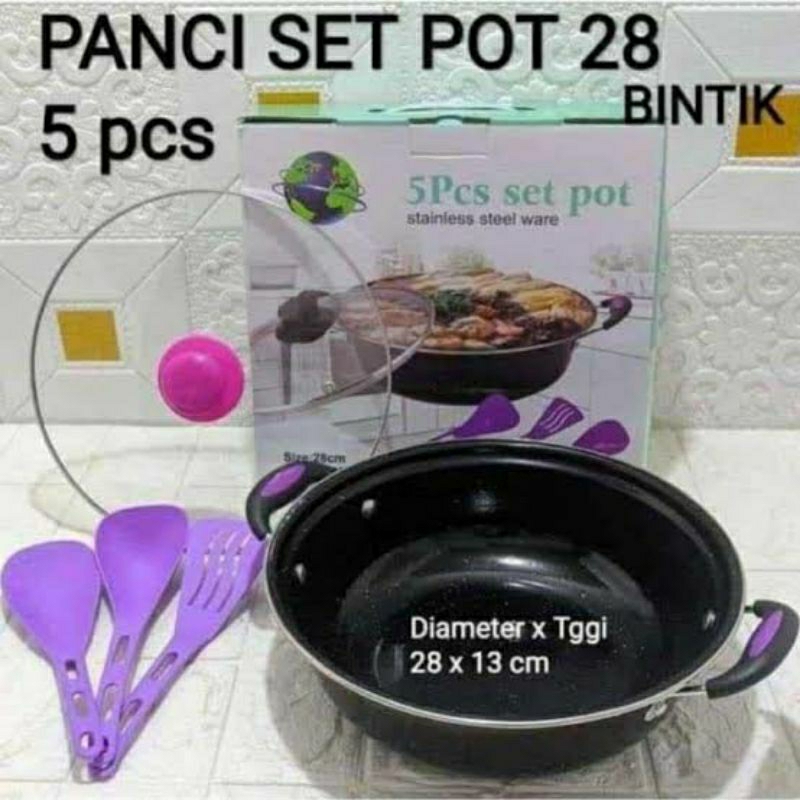 Panci set pot sinda 5 pcs