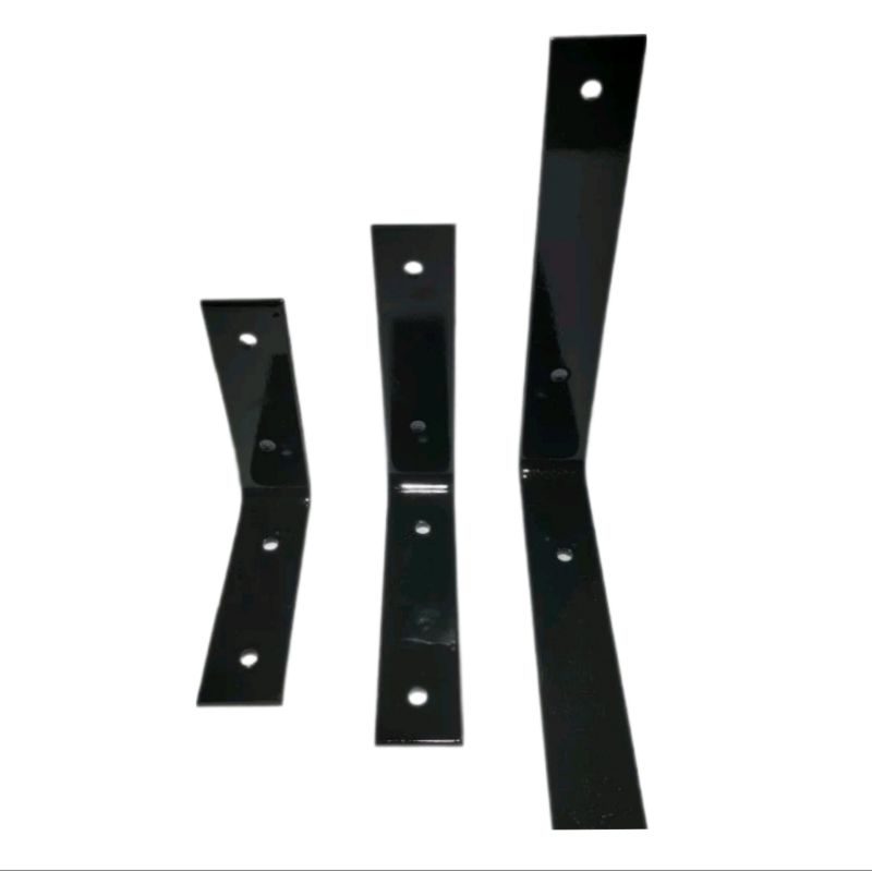Besi Bracket Siku Rak Dinding / Besi Siku Plat Strip Tempel Dinding Penahan Ambalan