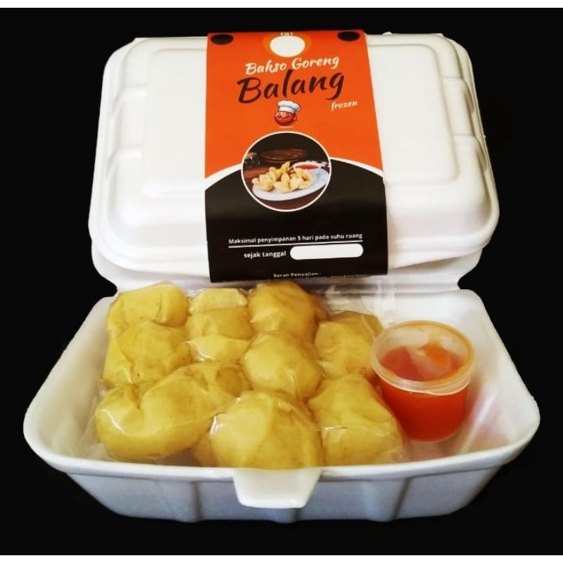 

[SPECIAL] Bakso Goreng Basgor Balang Frozen 1 pack isi 10