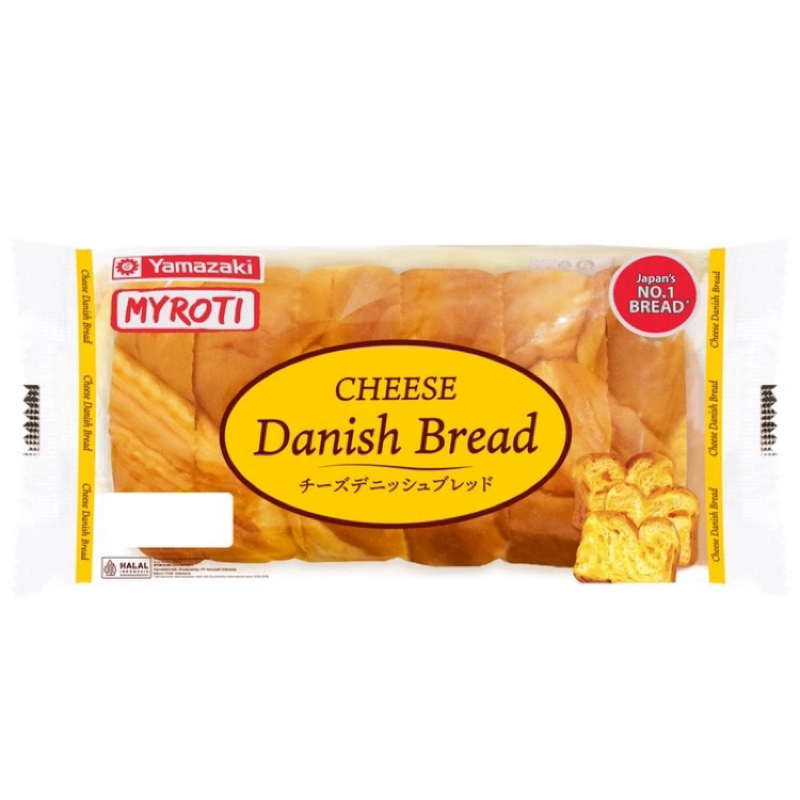Yamazaki MYROTI-Danish Bread Cheese, sudah diiris iris tidak disobek