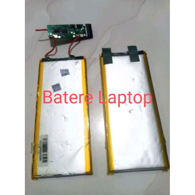 Baterai laptop Baterai Polymere Baterai laptop panjang paket isi 2