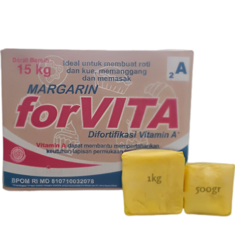 

Forvita Margarin 500gr untuk Roti & Kue, Memanggang dan Memasak