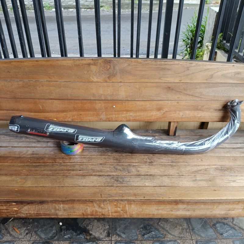 knalpot rx king B pazz original jogja hitam doff B pazz standar racing