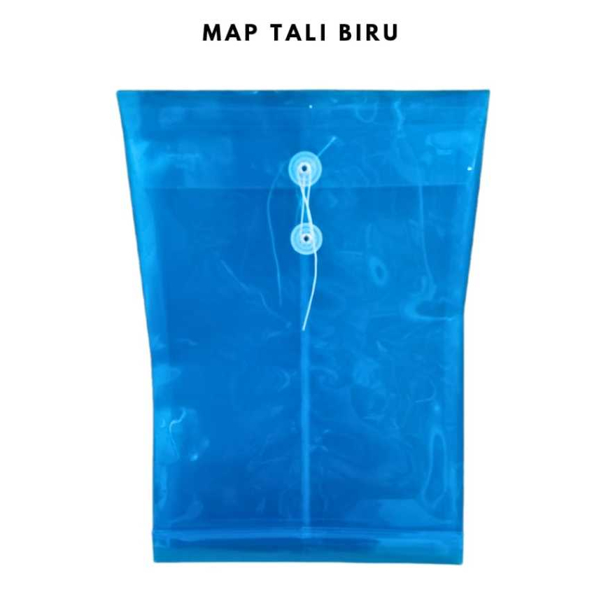 

MAP TALI / MAP PLASTIK TALI / MAP TALI FOLIO JENIA BIRU