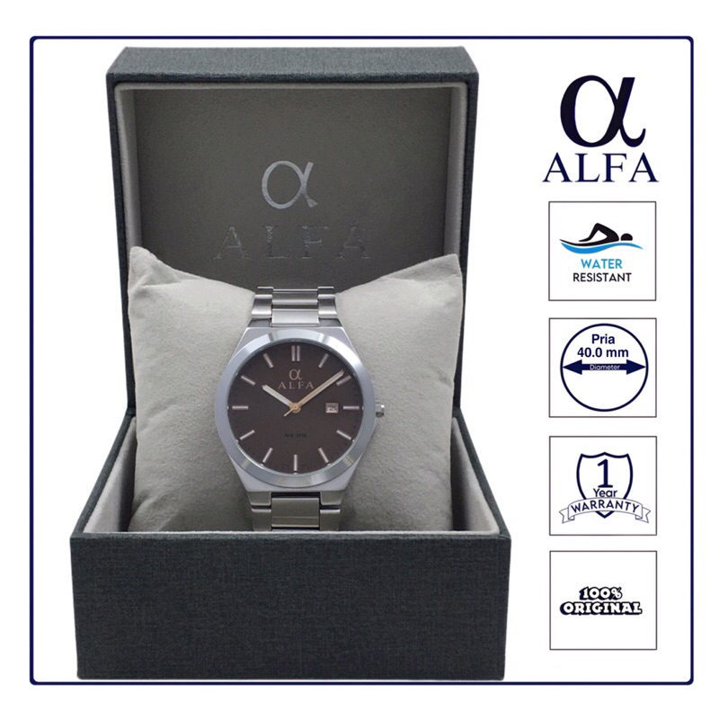 ALFA Jam Tangan Pria Wanita 88160 Original