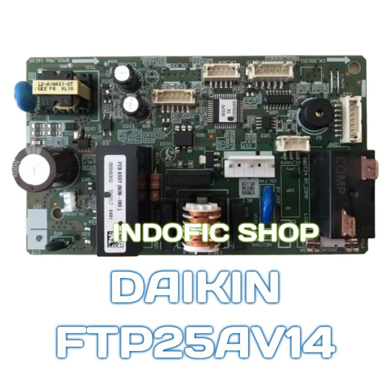 PCB MODUL PCB  AC DAIKIN MODEL FTP15AV14 FTP25AV14