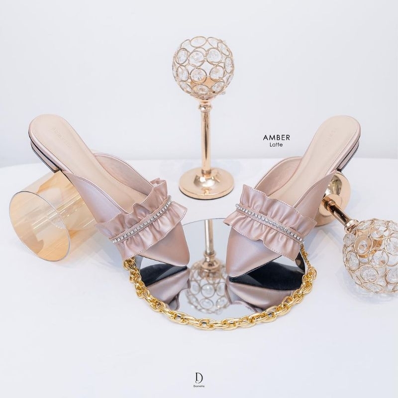 Damelia Melstore jkt Sandal mules wanita Amber DAMELIA MELSTORE JKT