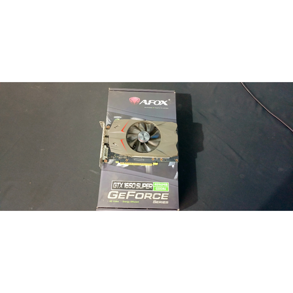 VGA CARD AFOX NVIDIA GTX 1650 SUPER 4GB DDR6 TESTED FULLSET