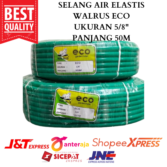 [BACA DESKRIPSI] Selang Dop / Selang Dof / Selang Walrus Eco / Selang Air Ukuran 5/8 Panjang 50M