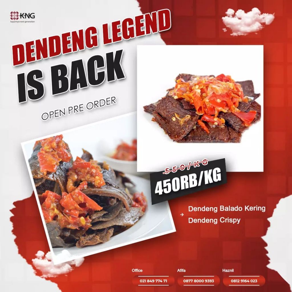 Dendeng Kering Balado 1 Kg