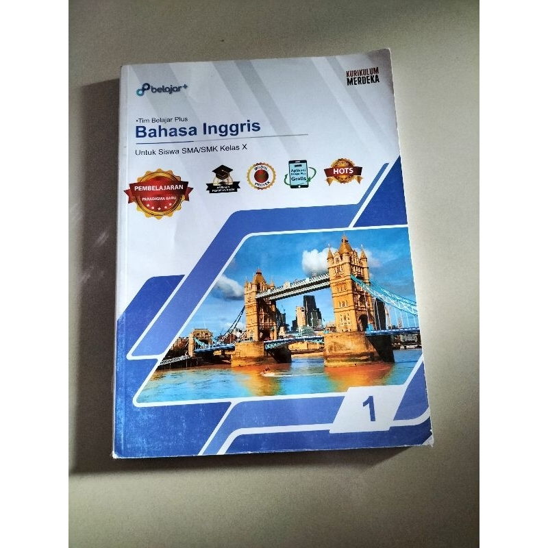 Bahasa Inggris SMA/SMK kelas X kurikulum merdeka
