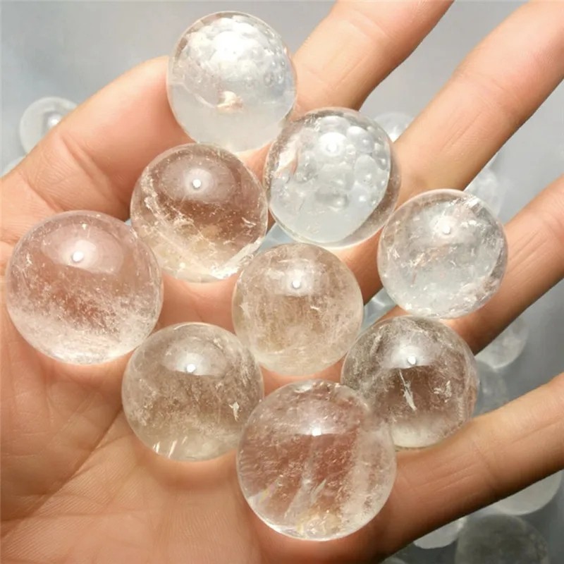 natural quartz crystal balls sphere stone