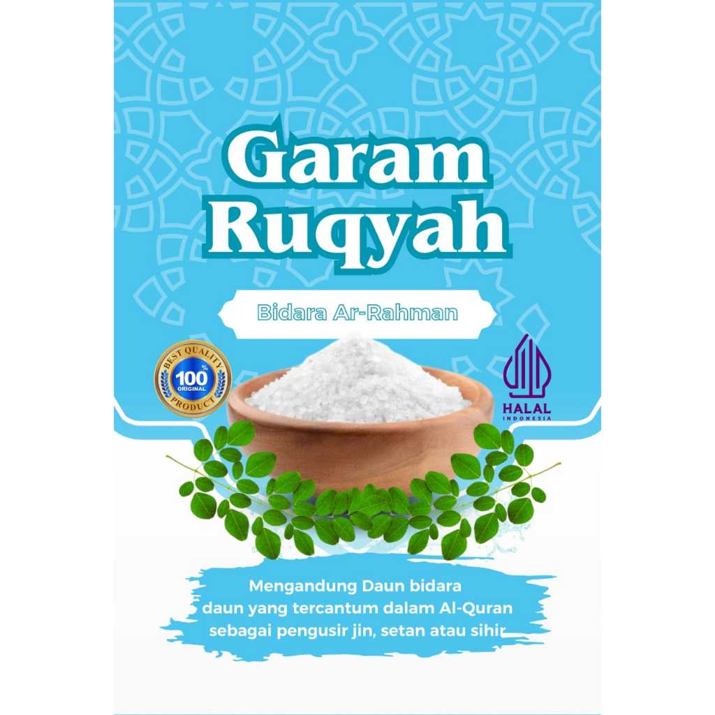 

Garam Ruqyah AR RAHMAN 500gr Siap Pakai || Sudah Lengkap Dengan Tata Cara Penggunaannya