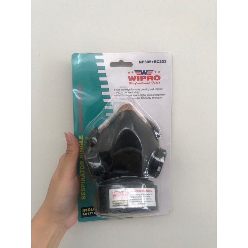 Masker obat single / Safety mask NP305+RC203 WIPRO