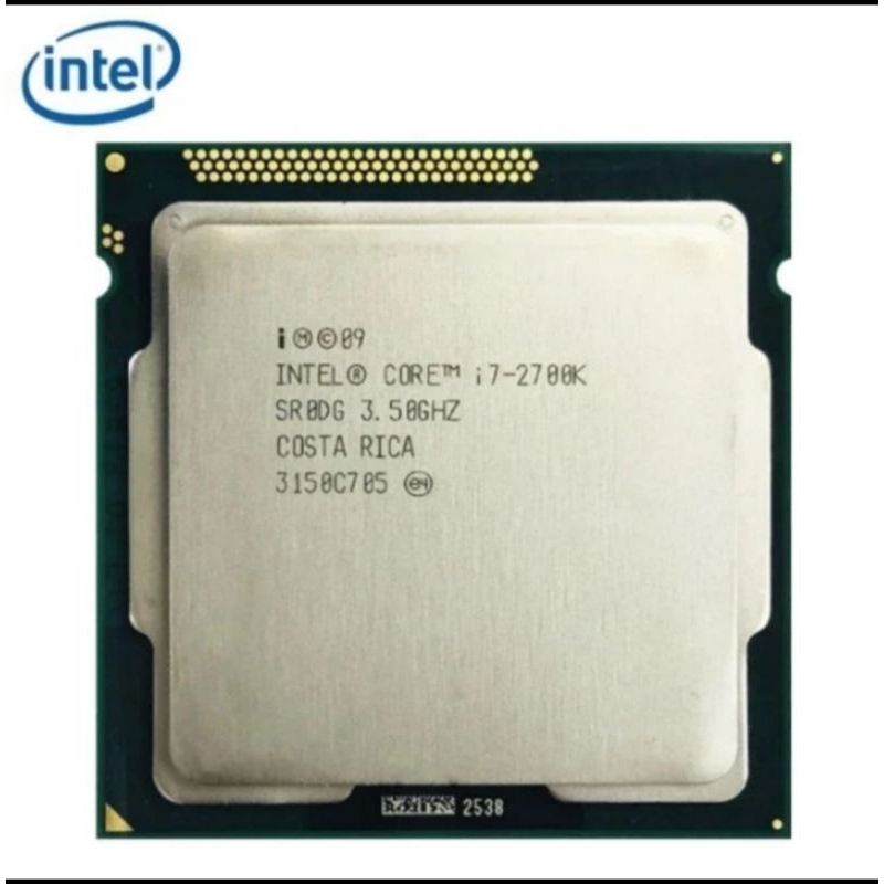 PROCESSOR INTEL CORE I7 2700k TRAY LGA 1155