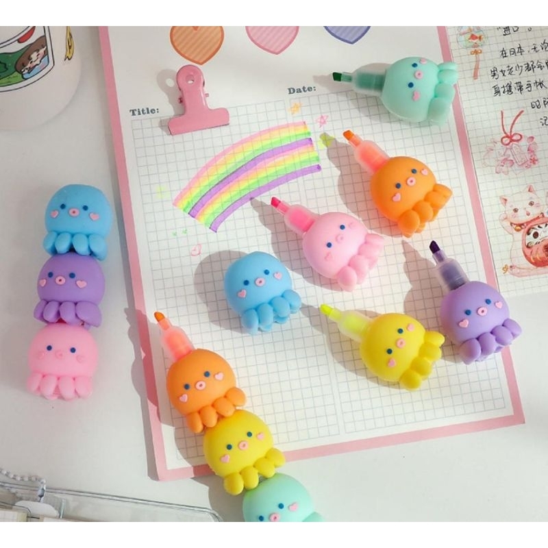 

Stabilo Silicone. Highlighter Octopus. Highlighter Hard Rubber Silicone
