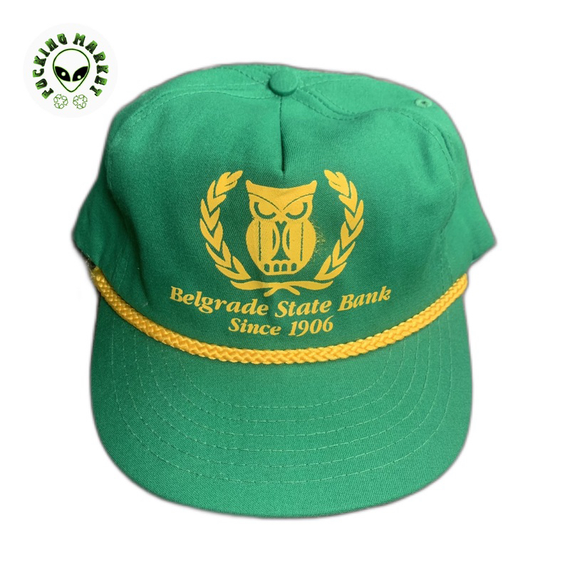 topi vintage green made in usa