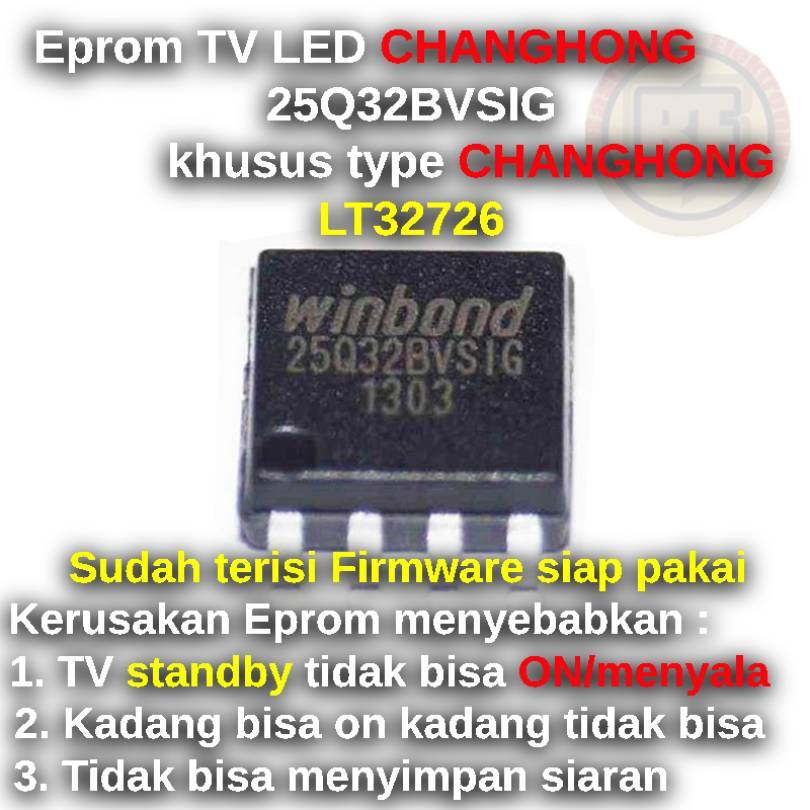 Ic Eprom Firmware TV CHANGHONG LT32726