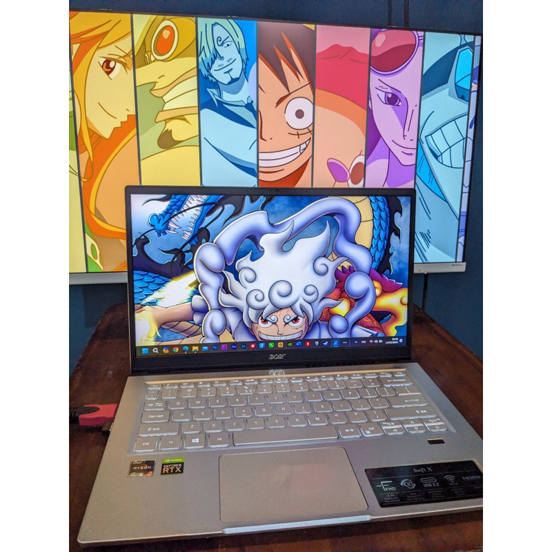 Acer Swift X Ryzen 5 5600U RTX 3050 With 4 GB GDDR 6 Dedicated VRAM (BLUE)