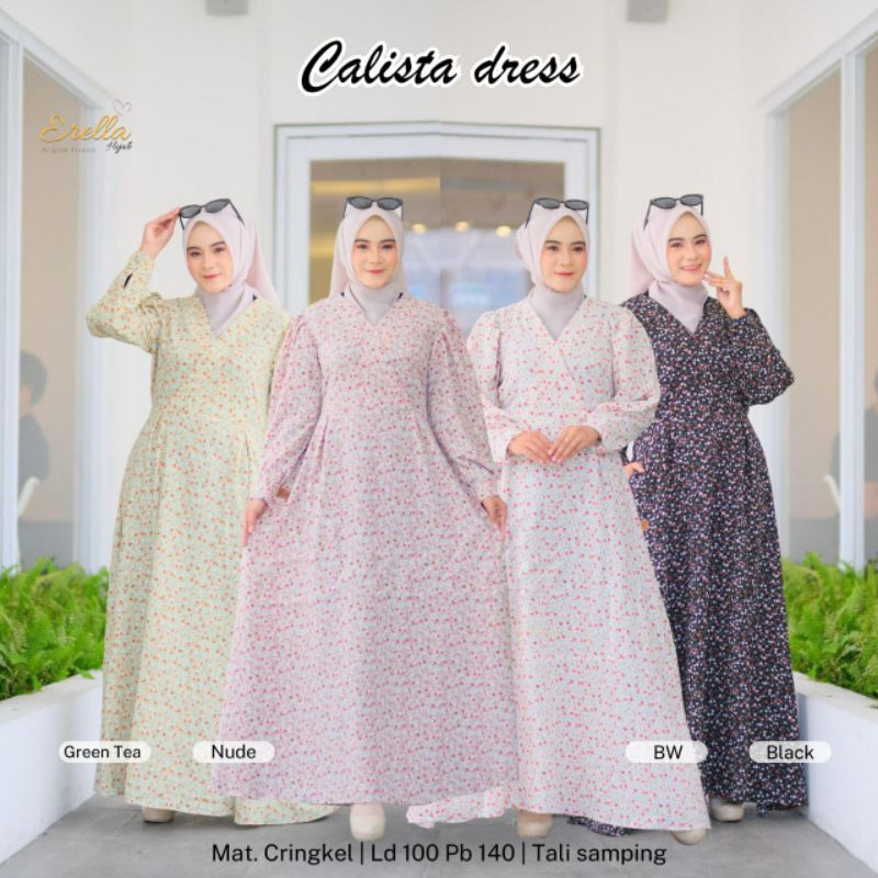 ANGGRAINI ~ ERELLA ~ GAMIS SYARI ~ GAMIS CRINKLE ~ ORI SOLO ~ BEST SELLER ~ RECOMENDED ~ CALISTA DRE