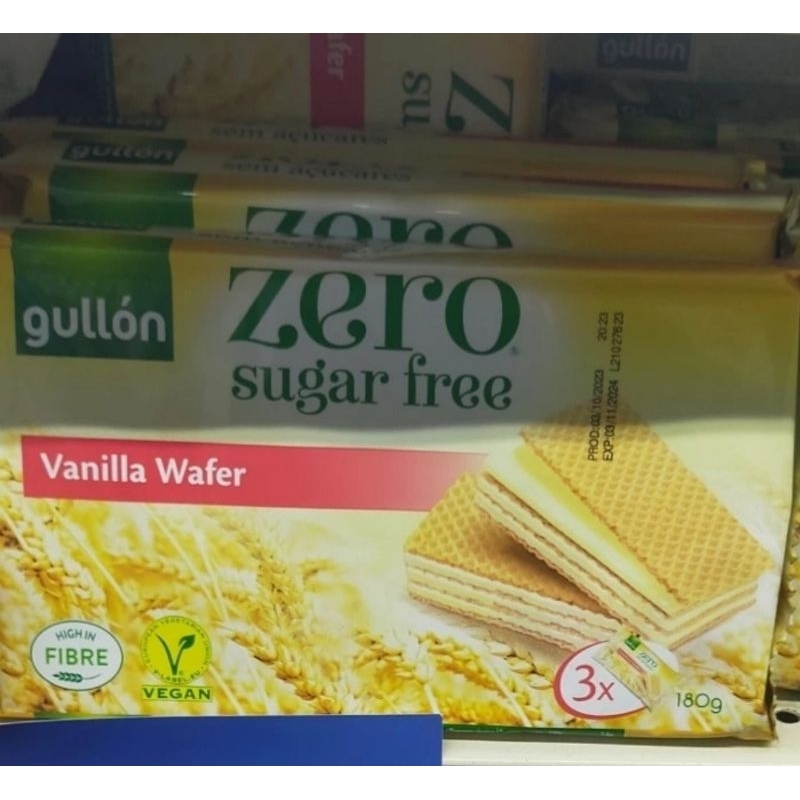 

Gullon Zero Sugar Free Vanilla Wafer No Gula 150g