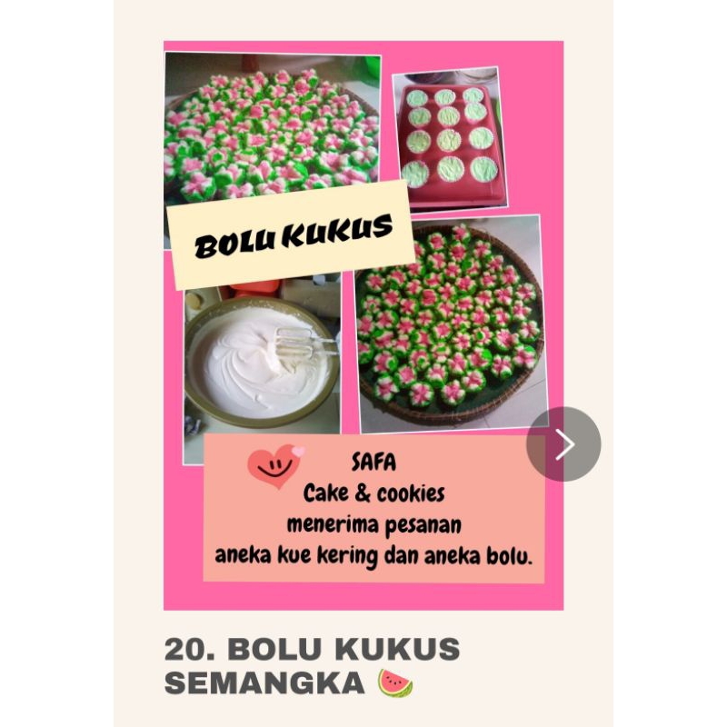 

Bolu Kukus Semangka