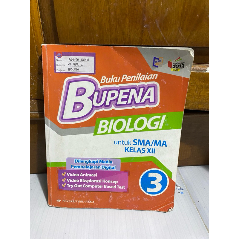 

bupena biologi kelas 12