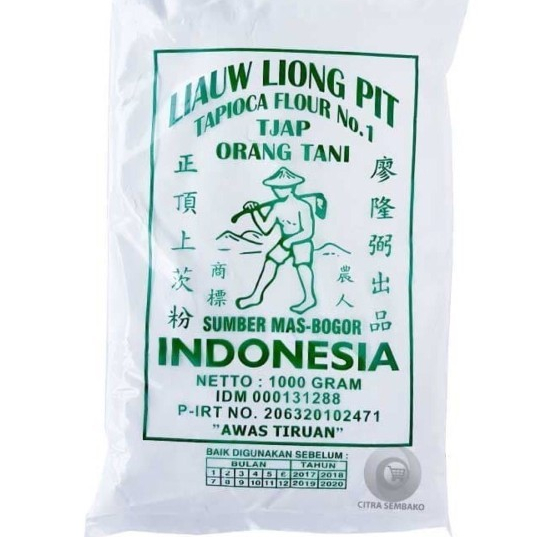 

SAGU TANI CAP LIAUW LIONG PIT (kemasan 1kg)