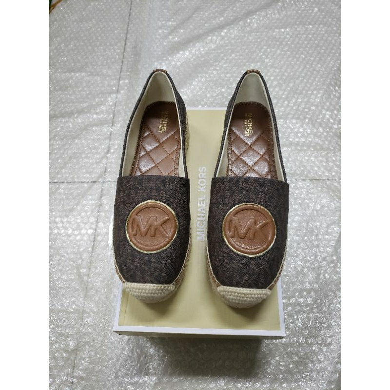 Ready mk loafer espadrille sig brown