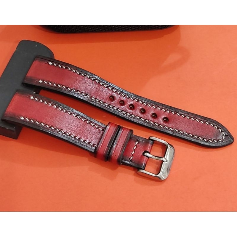 TALI JAM TANGAN KULIT , STRAP KULIT HANDMADE KALEP JAM TANGAN KULIT