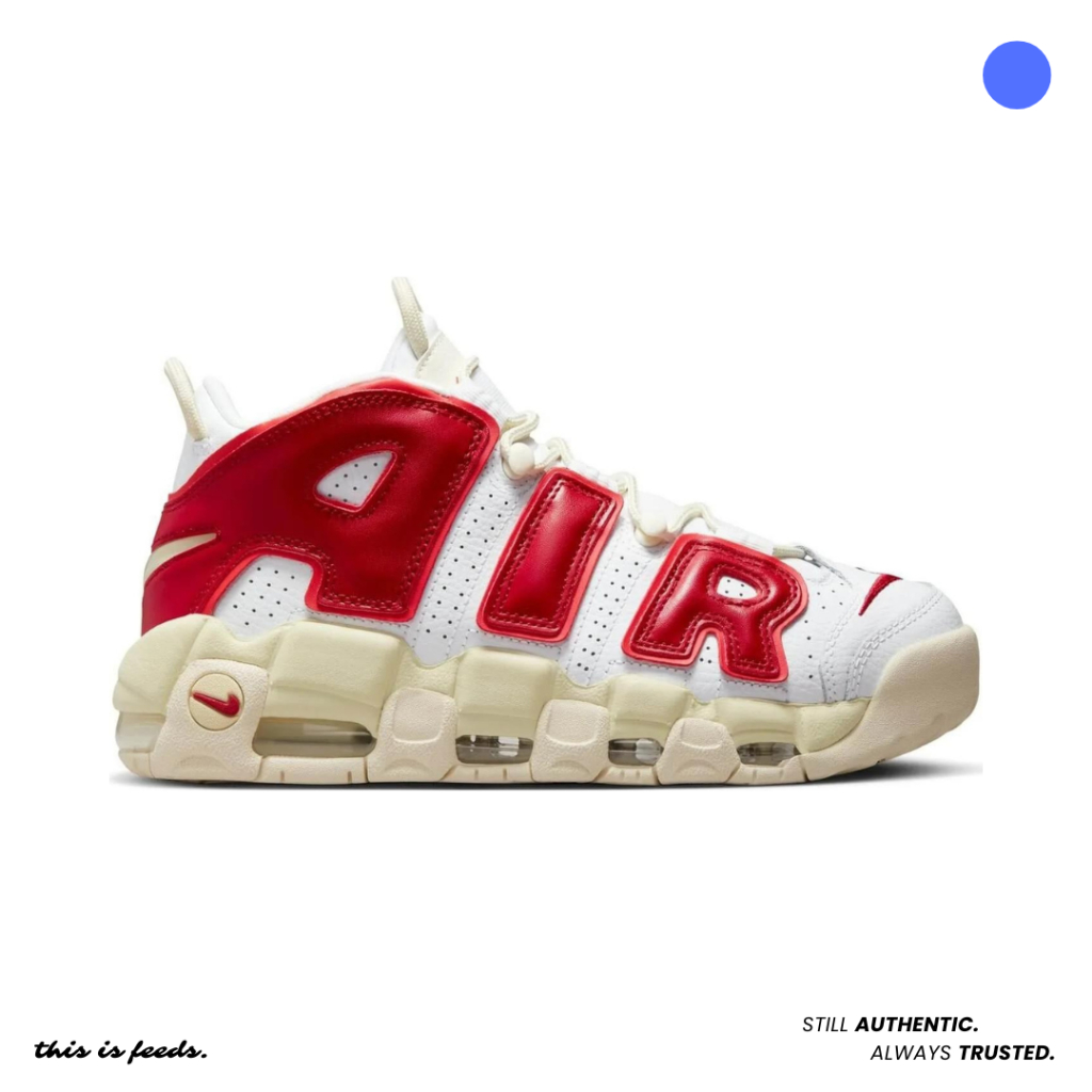 Air More Uptempo 'White Red'