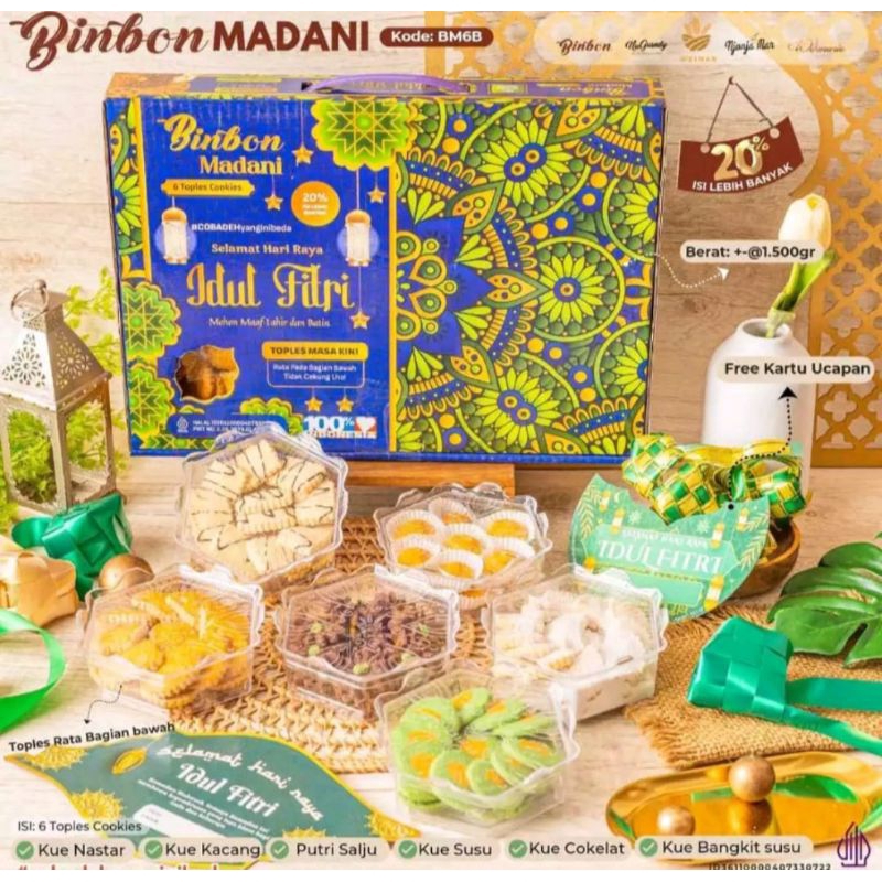 

Binbon Madani 6 Toples Biscuit