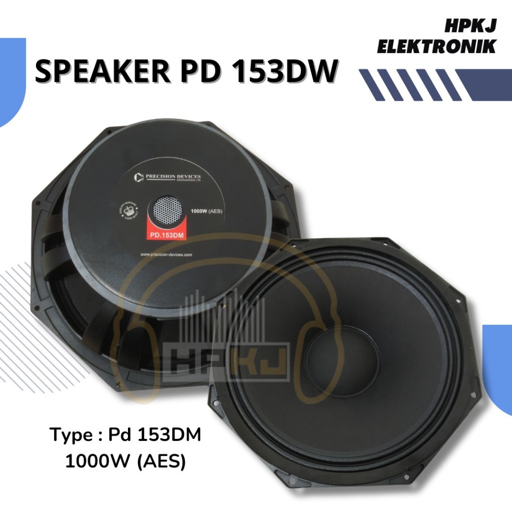 SPEAKER KOMPONEN 15 INCH PD 153DW SPIKER PD 153DW